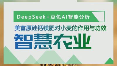老铁们，马上准备冬小麦种植肥料了，我们用AI智慧农业分析了，美富原，叶碳酶乳酸肽活性硅，中药提取物加矿源，加枯草芽孢杆菌和胶冻样类芽孢杆菌的，中微量元素肥料硅钙镁肥，对小麦提质增产作用功效做分析，大家