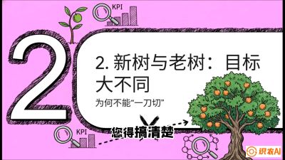 第3节：【春肥策略】开春底肥：新树&ldquo;扩版图&rdquo;，老树&ldquo;点引擎&rdquo;，课程：《柑橘底肥&ldquo;翻身账&rdquo;：从改土到高产的实战全书》