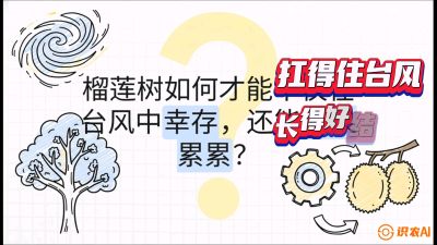 第四节：中国榴莲突围战：为生存重塑权型，抗台风矮化栽培与力学牵引，课程：《国产榴莲突围战：从泰国经验到中国实操的8堂必修课（高阶实战版）》