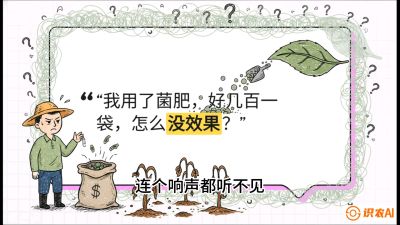 第4节（活化篇）： 土壤里的&ldquo;雇佣兵&rdquo;&mdash;&mdash;如何用菌剂以小博大，解决死棵难题，课程：《揭秘土壤的秘密：让土地帮你赚钱》#识农AI