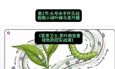 第02节：头号杀手歼灭战&mdash;&mdash;假眼小绿叶蝉与茶尺蠖，课程：《茗茶卫士&mdash;&mdash;茶叶病虫害绿色防控实战课》#识农AI