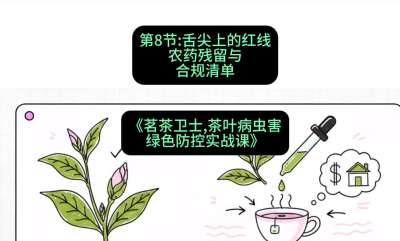 第08节：舌尖上的红线&mdash;&mdash;农药残留与合规清单，课程：《茗茶卫士&mdash;&mdash;茶叶病虫害绿色防控实战课》#识农AI